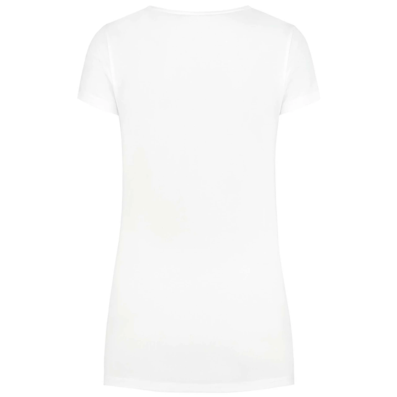 Prénatal Zwangerschaps T-shirt Korte Mouwen Effen Wit 2 Prénatal Zwangerschaps T-shirt Korte Mouwen Effen Wit - Afbeelding 2