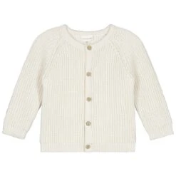 Prénatal Newborn Vest Lange Mouwen Effen Beige