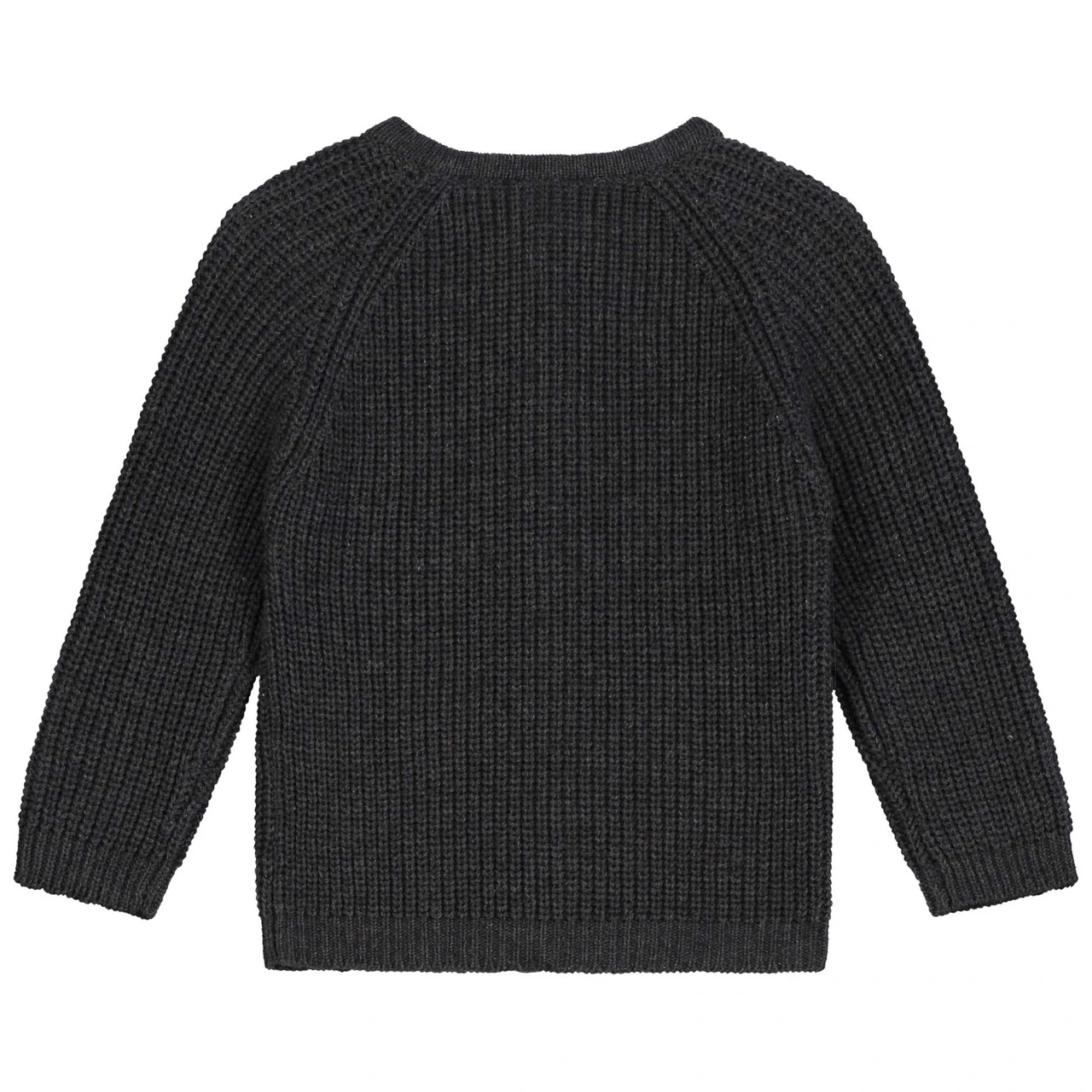 Prénatal Newborn Vest Lange Mouwen Effen Antraciet 2 Prénatal Newborn Vest Lange Mouwen Effen Antraciet - Afbeelding 2