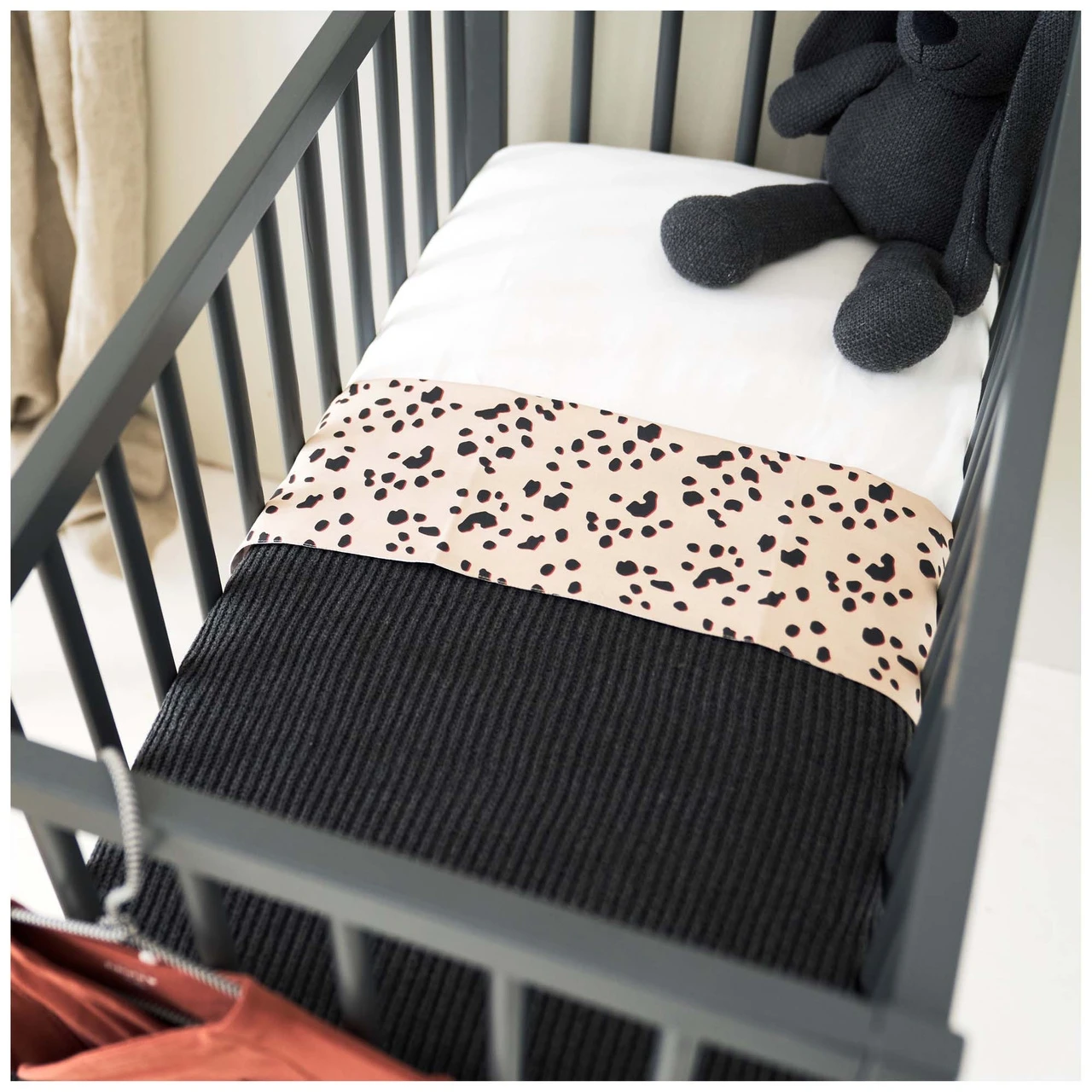 Prénatal Deken Antraciet 4 Prénatal Deken Antraciet - Afbeelding 4