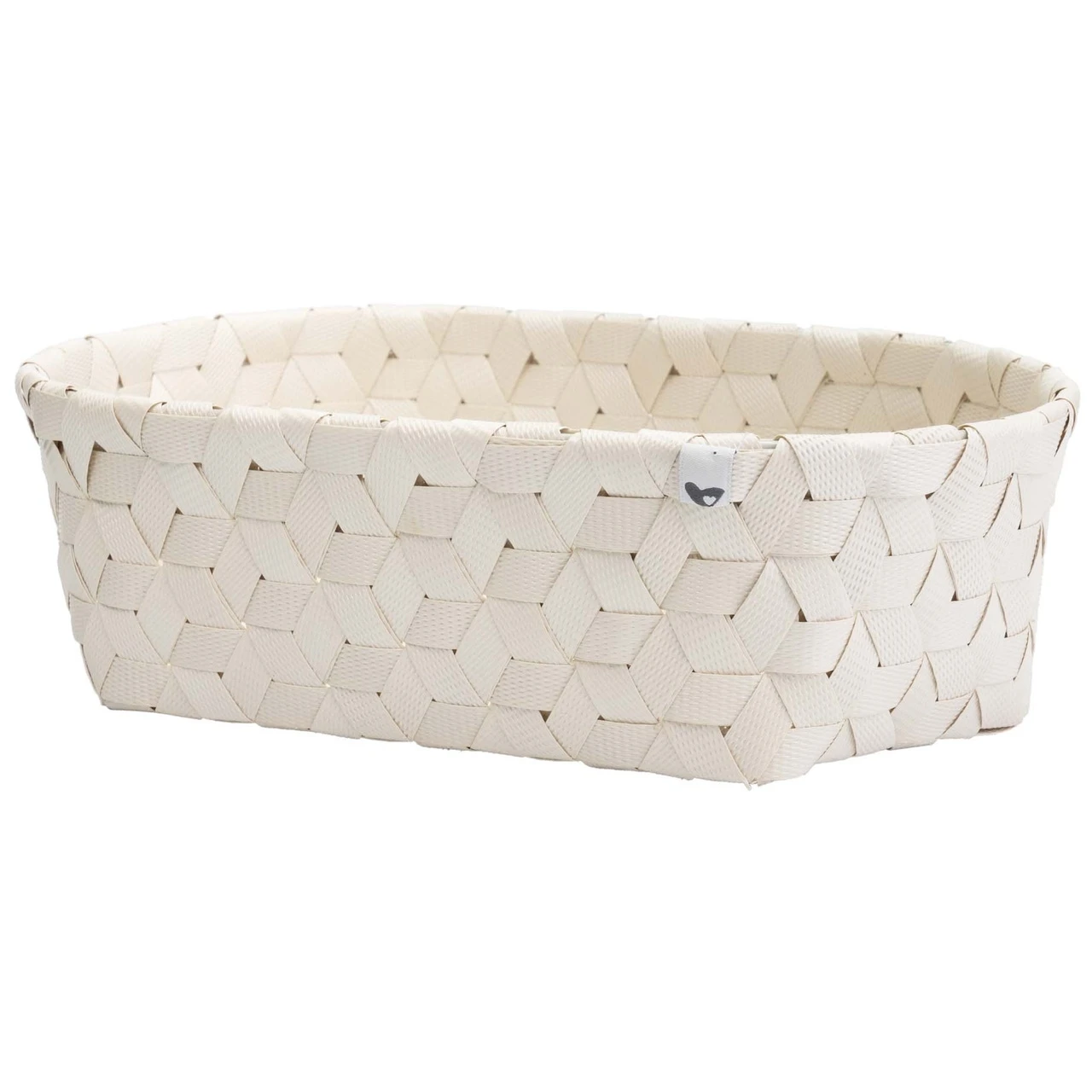 Prenatal Mandje Ovaal Hexagon Wit 1 Prenatal Mandje Ovaal Hexagon Wit