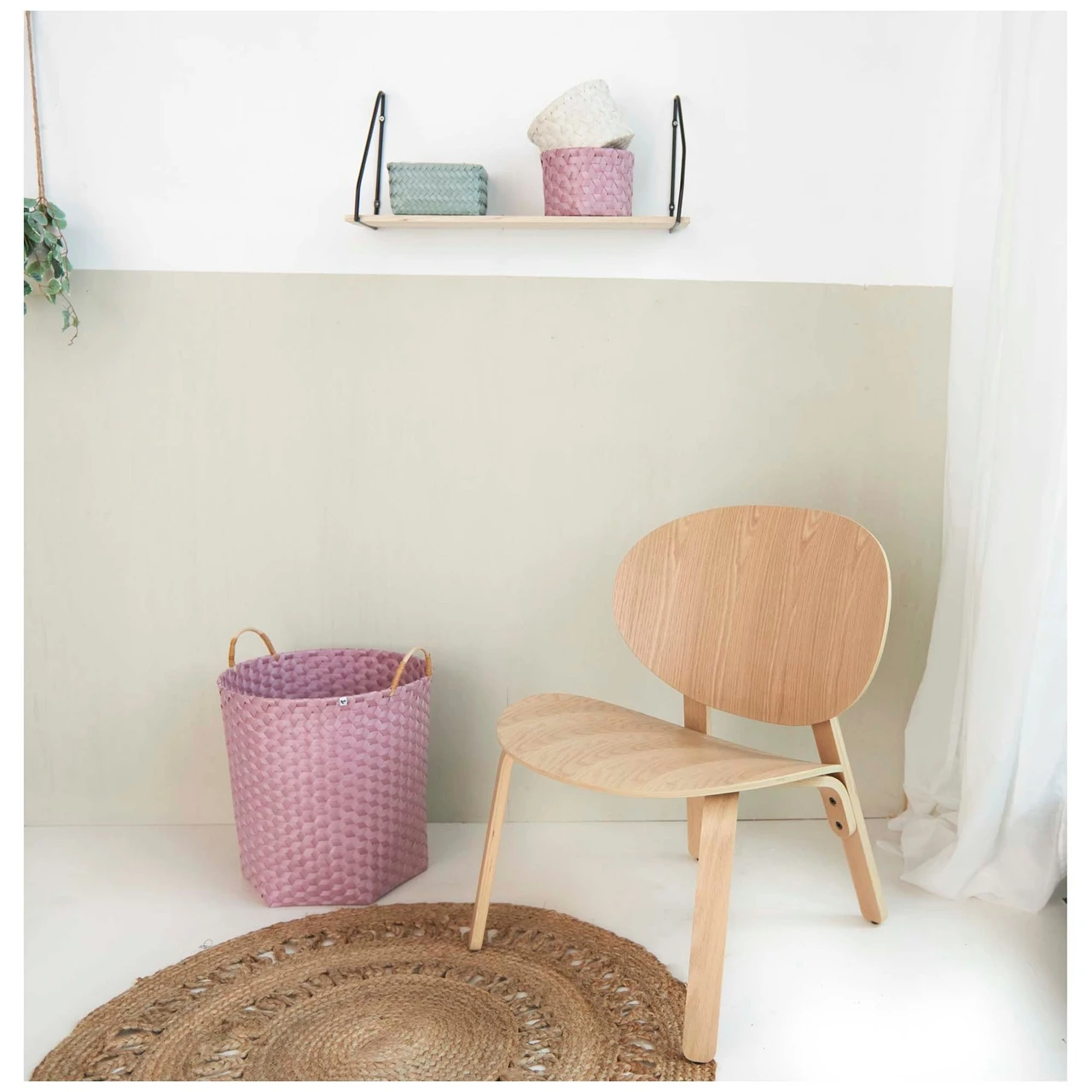 Prenatal Mand Groot Hexagon Wit 2 Prenatal Mand Groot Hexagon Wit - Afbeelding 2