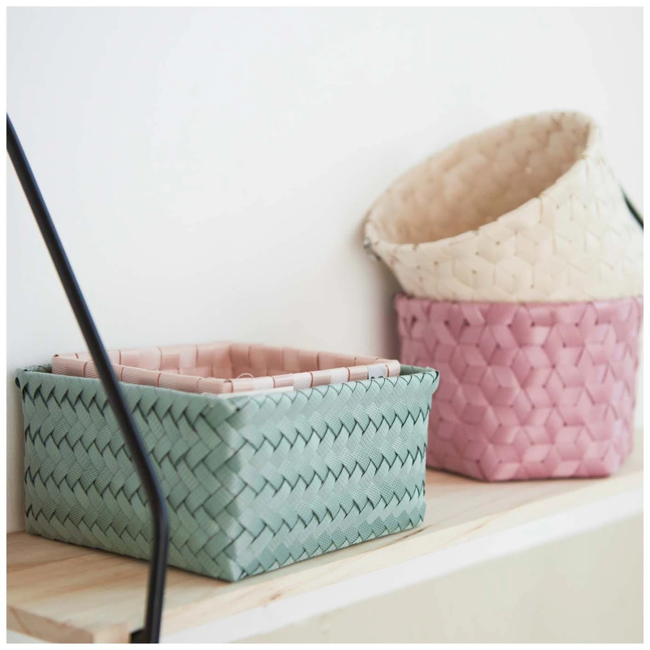 Prenatal Mand Groot Hexagon Wit 3 Prenatal Mand Groot Hexagon Wit - Afbeelding 3