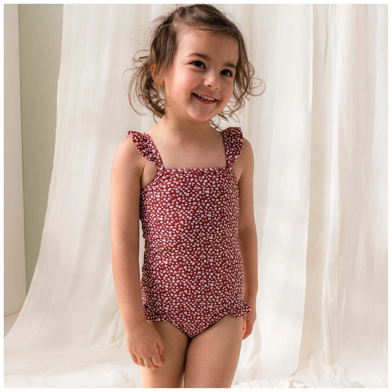 Prénatal Badpak Mouwloos Stippen Bruin 3 Prénatal Badpak Mouwloos Stippen Bruin - Afbeelding 3