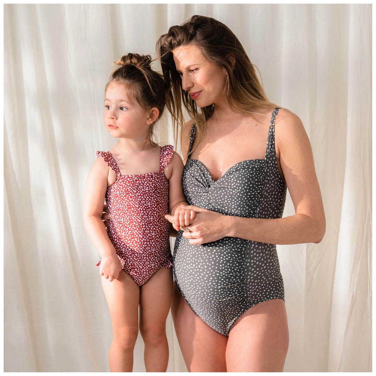 Prénatal Badpak Mouwloos Stippen Bruin 4 Prénatal Badpak Mouwloos Stippen Bruin - Afbeelding 4