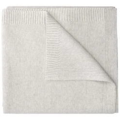 Prénatal Ledikantdeken Brei Grijs