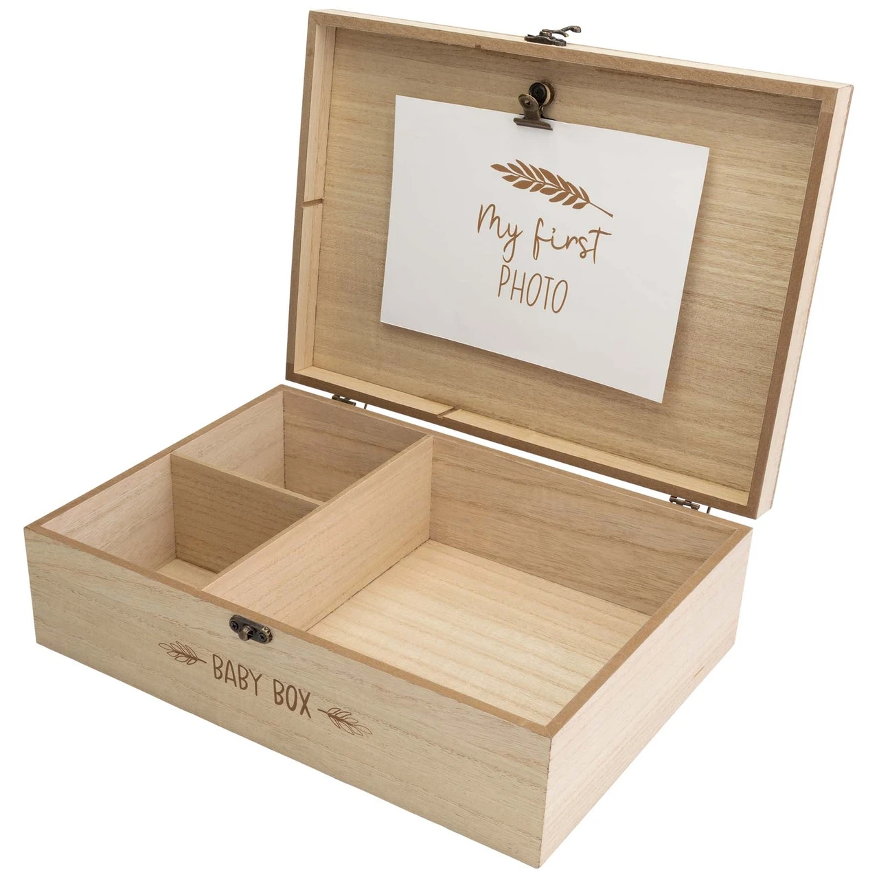 Prénatal Bewaardoos Hout Brown 2 Prénatal Bewaardoos Hout Brown - Afbeelding 2