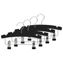 Prénatal Kledinghanger Klem 4 Stuks Zwart