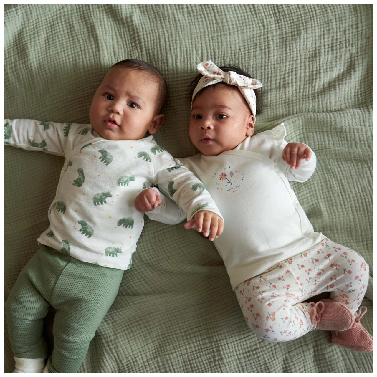 Prénatal Newborn Broek Ribeffen Groen 5 Prénatal Newborn Broek Ribeffen Groen - Afbeelding 5