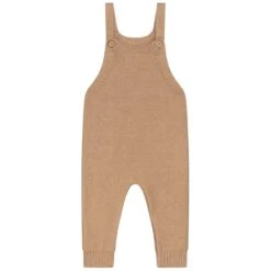 Prénatal Newborn Tuinbroek Pure Mouwloos Effen Bruin