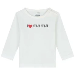 Prénatal Newborn Shirt Mama Lange Mouwen Tekst Wit