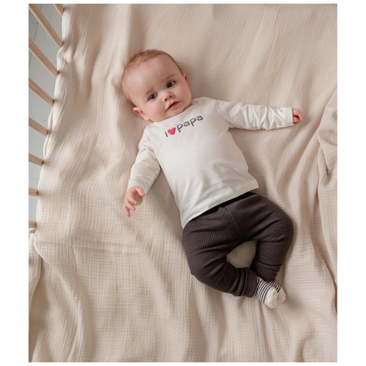 Prénatal Newborn Shirt Papa Lange Mouwen Tekst Wit 5 Prénatal Newborn Shirt Papa Lange Mouwen Tekst Wit - Afbeelding 5