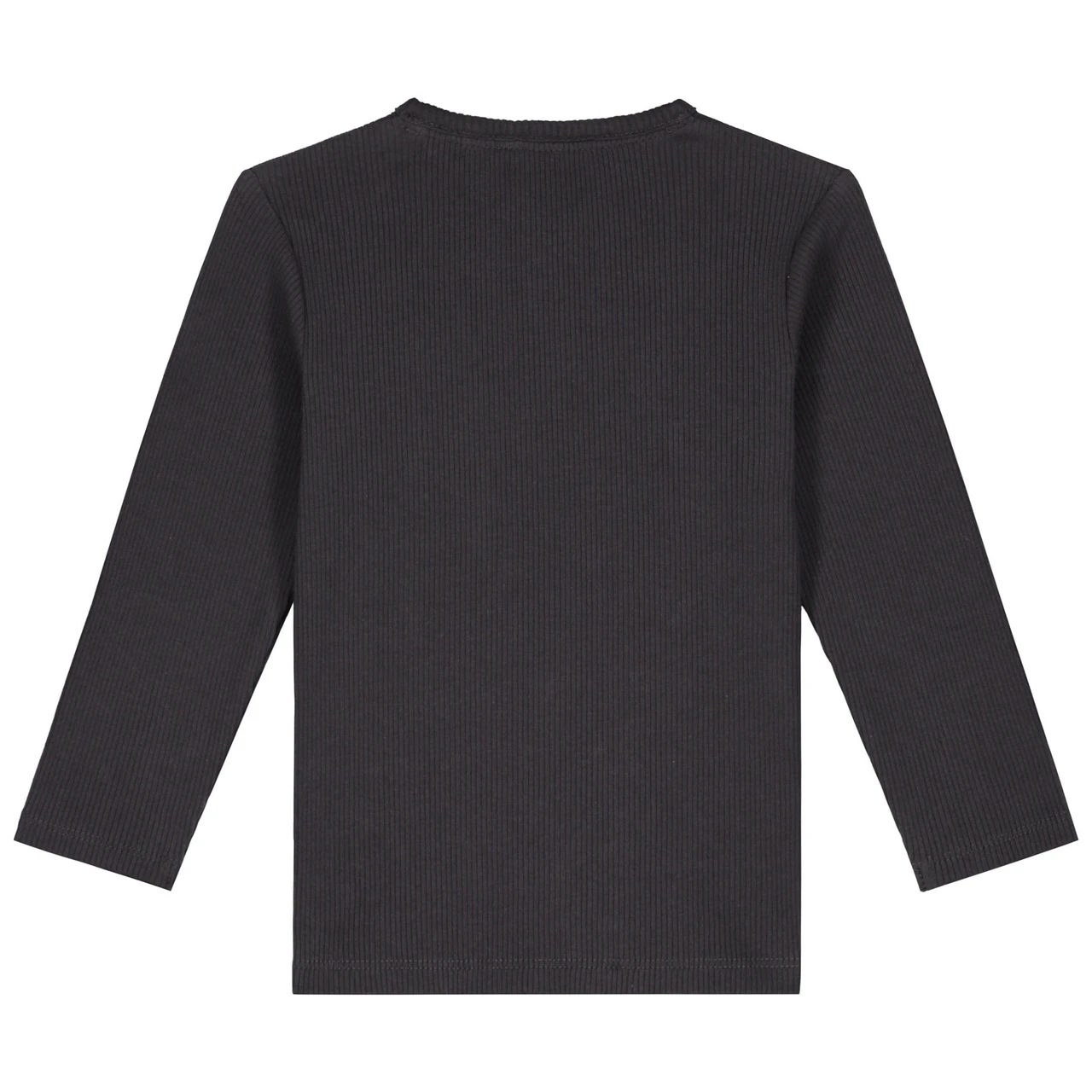 Prénatal Baby Shirt Lange Mouwen Effen Antraciet 2 Prénatal Baby Shirt Lange Mouwen Effen Antraciet - Afbeelding 2