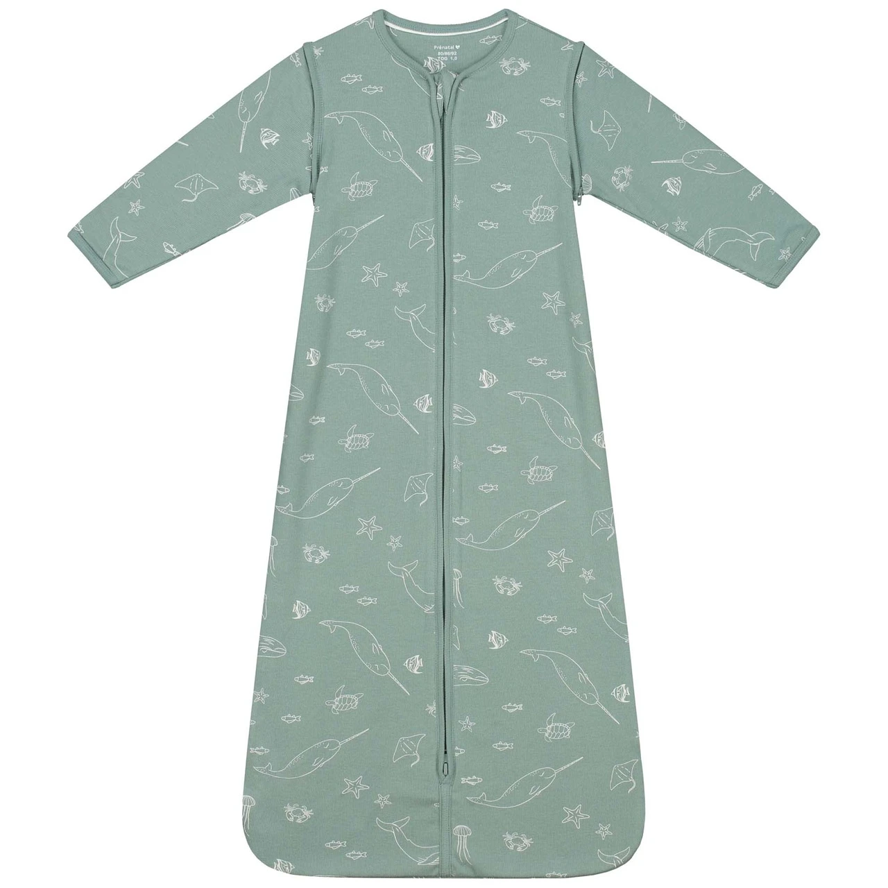 Prénatal Slaapzak Onderwater Rib Groen 1 Prénatal Slaapzak Onderwater Rib Groen