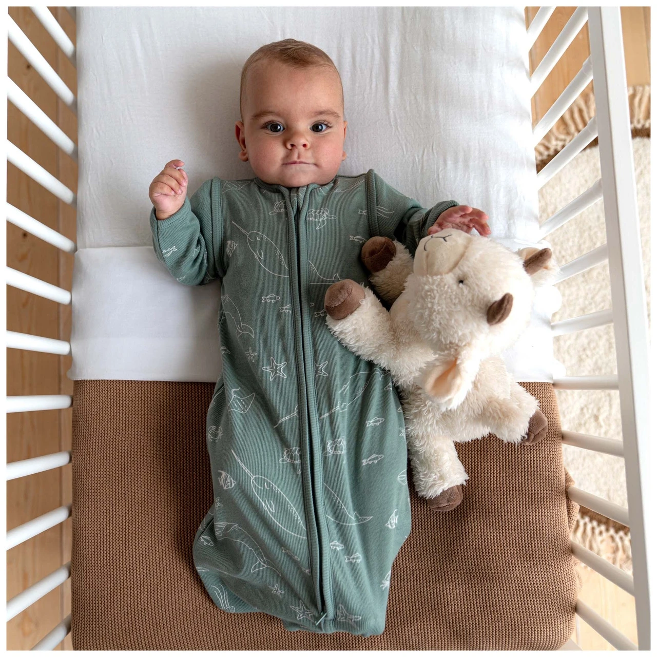 Prénatal Slaapzak Onderwater Rib Groen 4 Prénatal Slaapzak Onderwater Rib Groen - Afbeelding 4