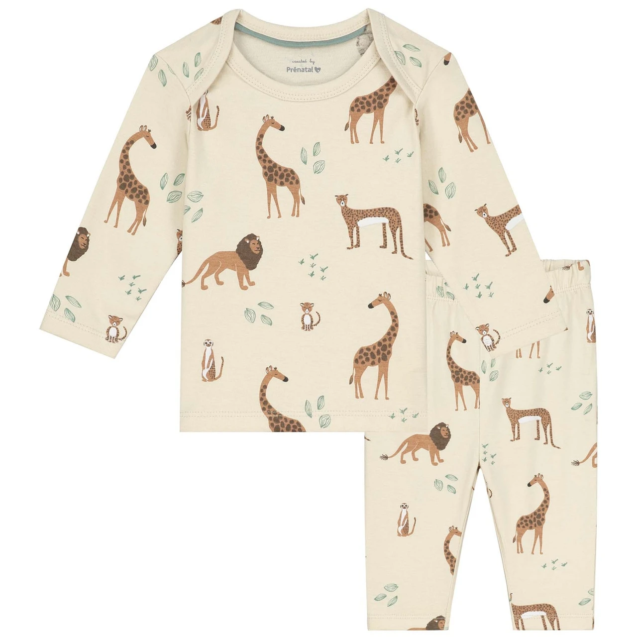 Prénatal Baby Pyjama Savanne Beige 1 Prénatal Baby Pyjama Savanne Beige