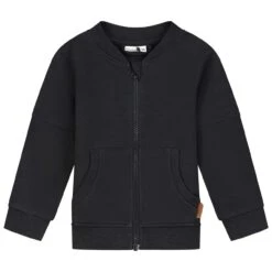 Prénatal Baby Vest Lange Mouwen Effen Antraciet