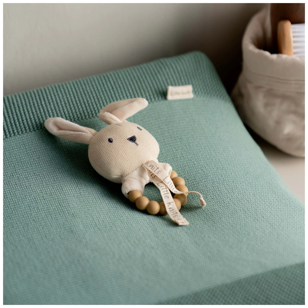 Prénatal Aankleedkussenhoes Little Knits Groen 3 Prénatal Aankleedkussenhoes Little Knits Groen - Afbeelding 3