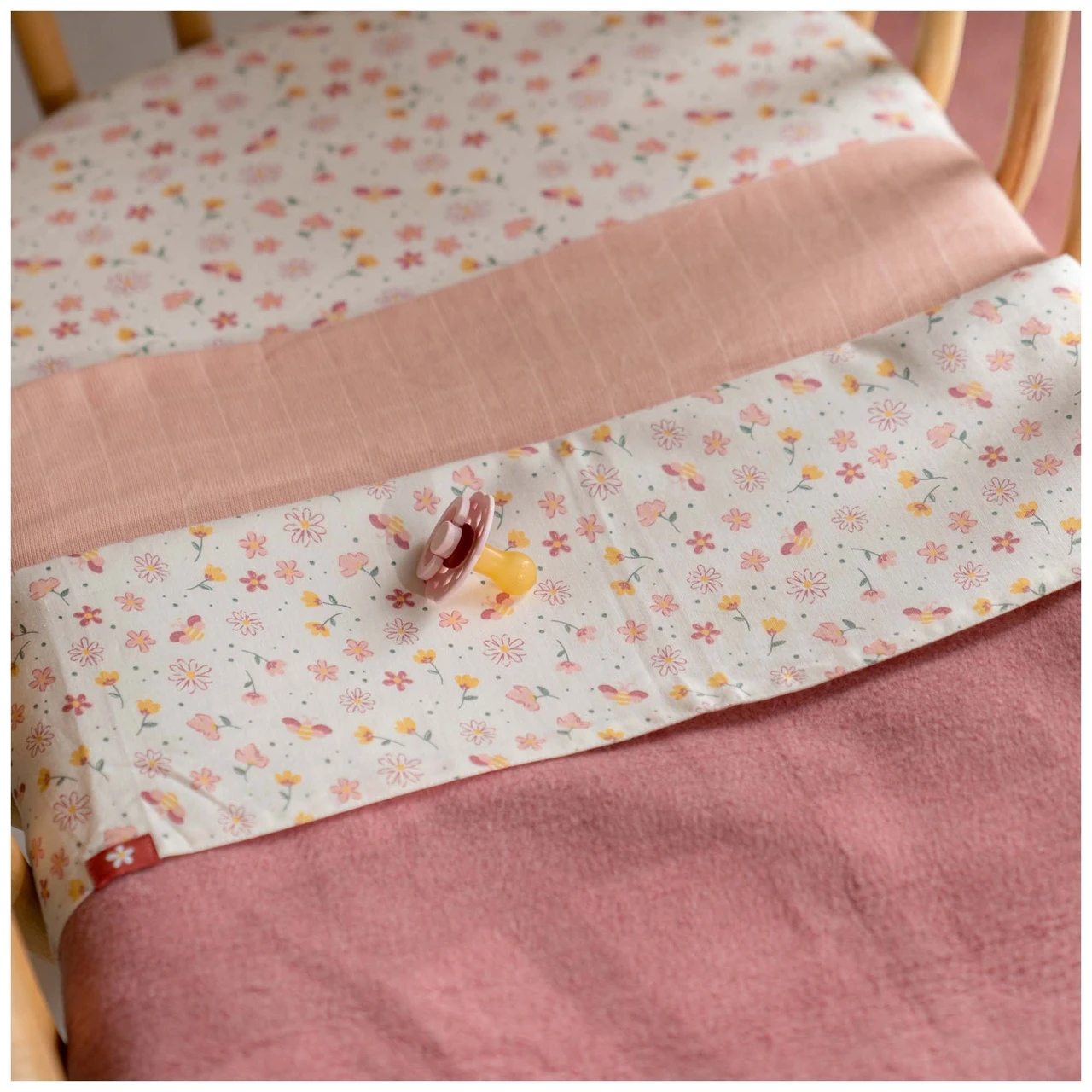 Prénatal Wieglaken Bloem Wit 3 Prénatal Wieglaken Bloem Wit - Afbeelding 3