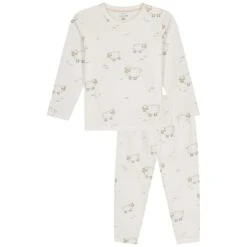 Prénatal Peuter Pyjama Schapen Wit