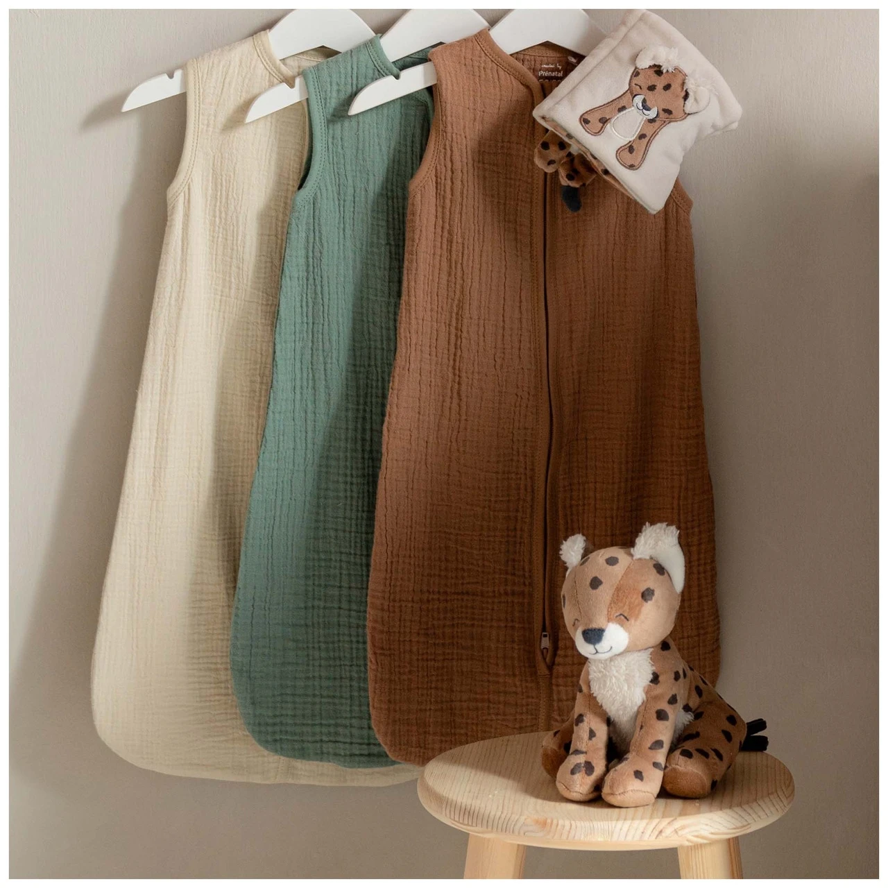 Prénatal Knuffel Savanne Dark Sand Brown 5 Prénatal Knuffel Savanne Dark Sand Brown - Afbeelding 5