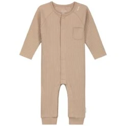 Prénatal Newborn Boxpakje Rib Lange Mouwen Effen Taupe