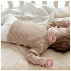 Prénatal Newborn Overslagshirt Rib Lange Mouwen Effen Taupe -Prenatal 1489960444 5 5717AF6900452E04088770C99481E2FF 2
