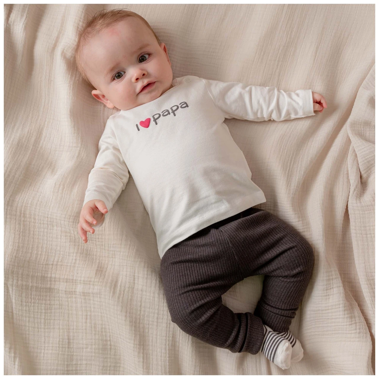 Prénatal Newborn Broek Ribeffen Antraciet 5 Prénatal Newborn Broek Ribeffen Antraciet - Afbeelding 5