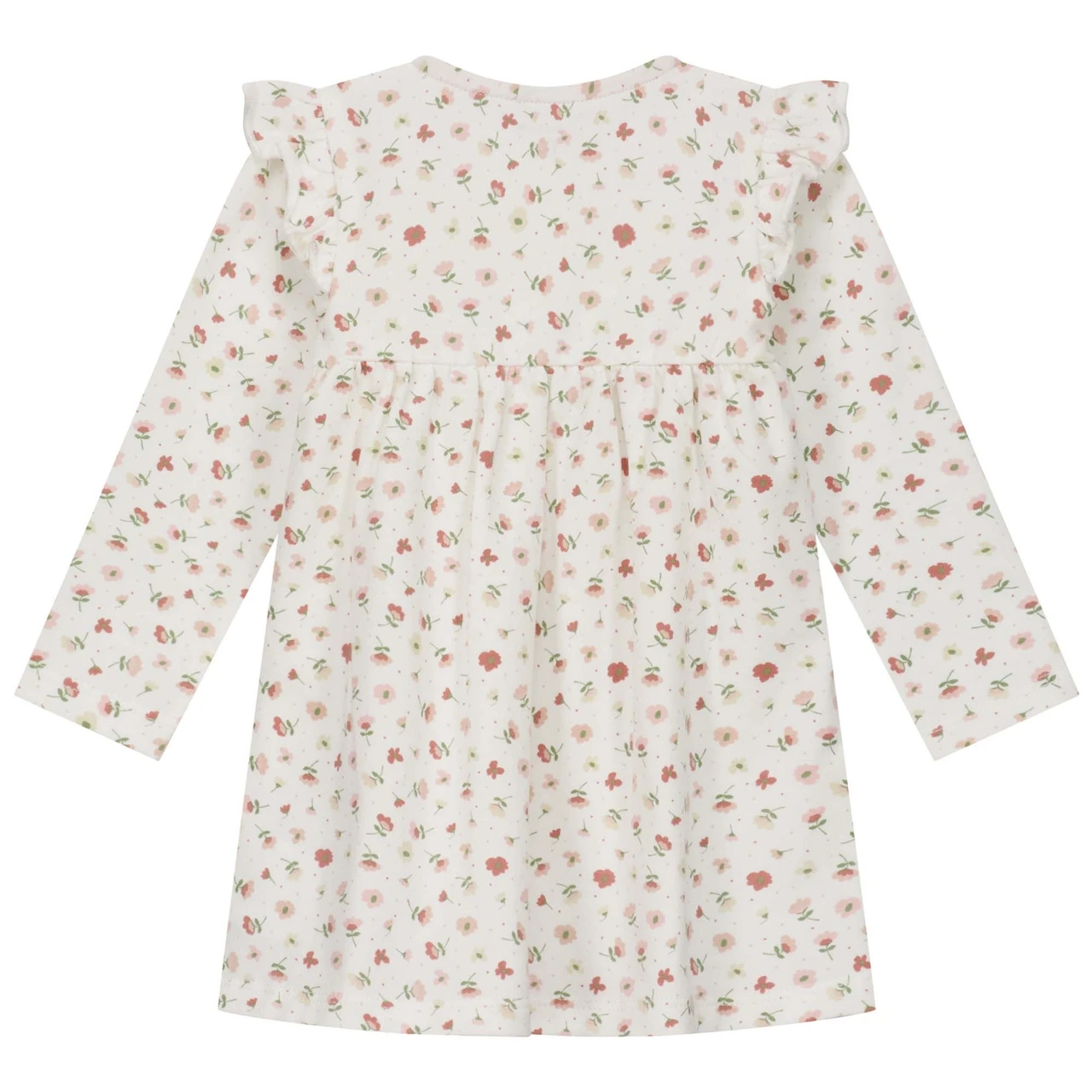 Prénatal Newborn Jurk Lange Mouwen Bloemen Roze 2 Prénatal Newborn Jurk Lange Mouwen Bloemen Roze - Afbeelding 2