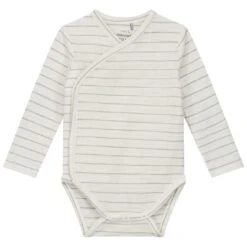 Prénatal Newborn Romper Lange Mouwen Strepen Groen