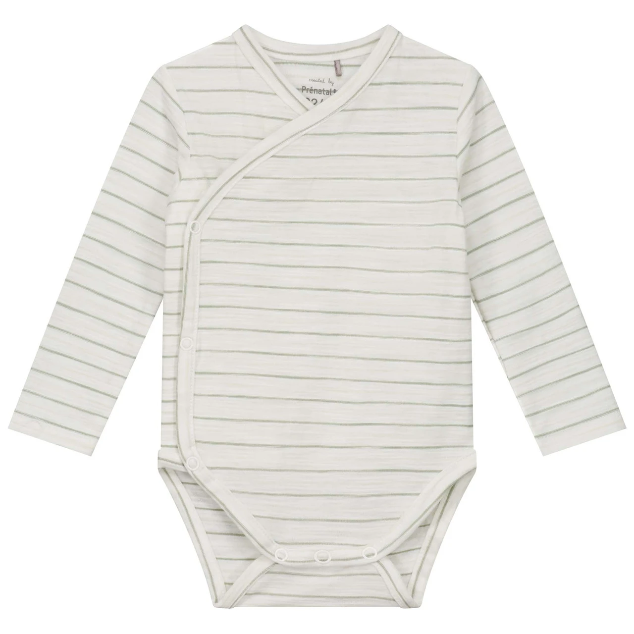 Prénatal Newborn Romper Lange Mouwen Strepen Groen 1 Prénatal Newborn Romper Lange Mouwen Strepen Groen