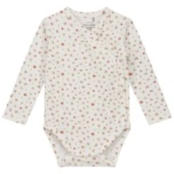 Prénatal Newborn Romper Lange Mouwen All Over Print Roze