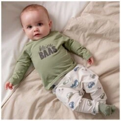 Prénatal Newborn Shirt Lange Mouwen Tekst Groen -Prenatal 1495440092 4 E6AB80F10E8CF51C4A96A5D533B27C7A 1