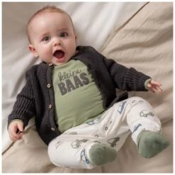 Prénatal Newborn Shirt Lange Mouwen Tekst Groen -Prenatal 1495440092 5 695C07E2E4ABAB20C6C411E985BAD1F2 1