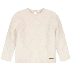 Prénatal Peuter Trui Lange Mouwen Effen Bruin