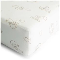 Prenatal Wieg Hoeslaken Beren Wit