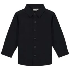 Prénatal Baby Blouse Lange Mouwen Effen Zwart