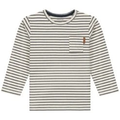 Prénatal Baby Shirt Lange Mouwen Strepen Blauw