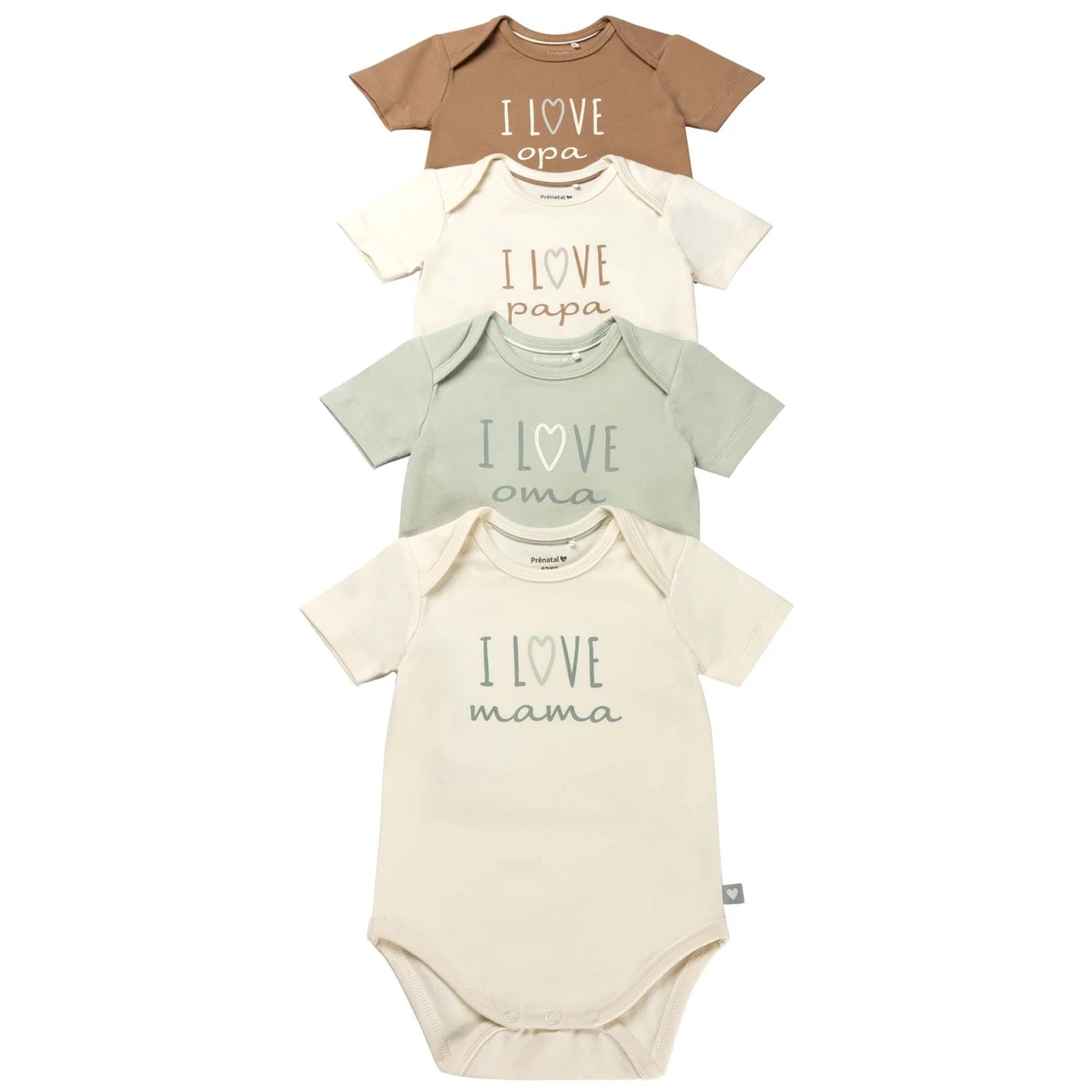 Prénatal Romper I Love Mama Korte Mouwen Tekst Wit 5 Prénatal Romper I Love Mama Korte Mouwen Tekst Wit - Afbeelding 5