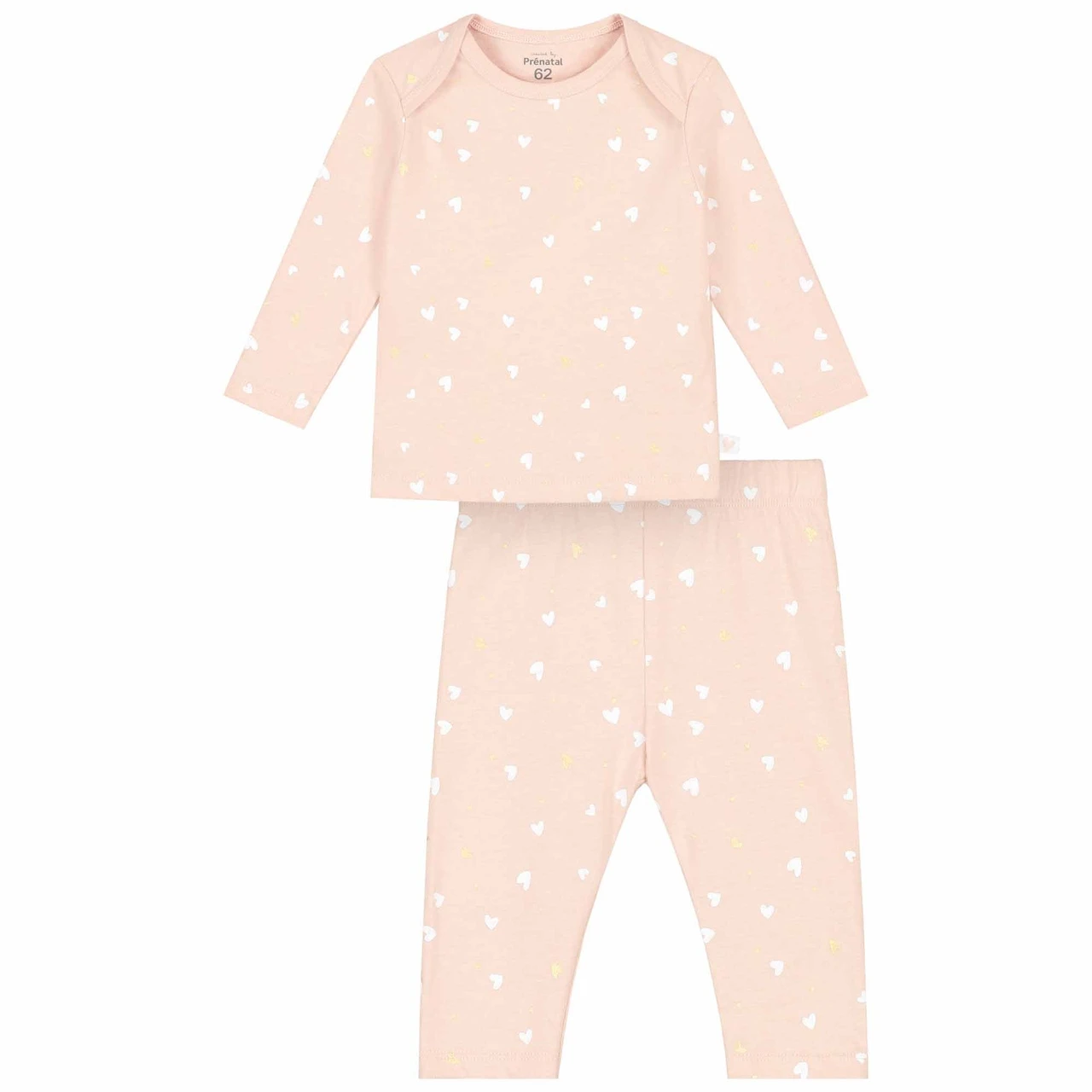 Prénatal Baby Pyjama Hartjes Roze 1 Prénatal Baby Pyjama Hartjes Roze