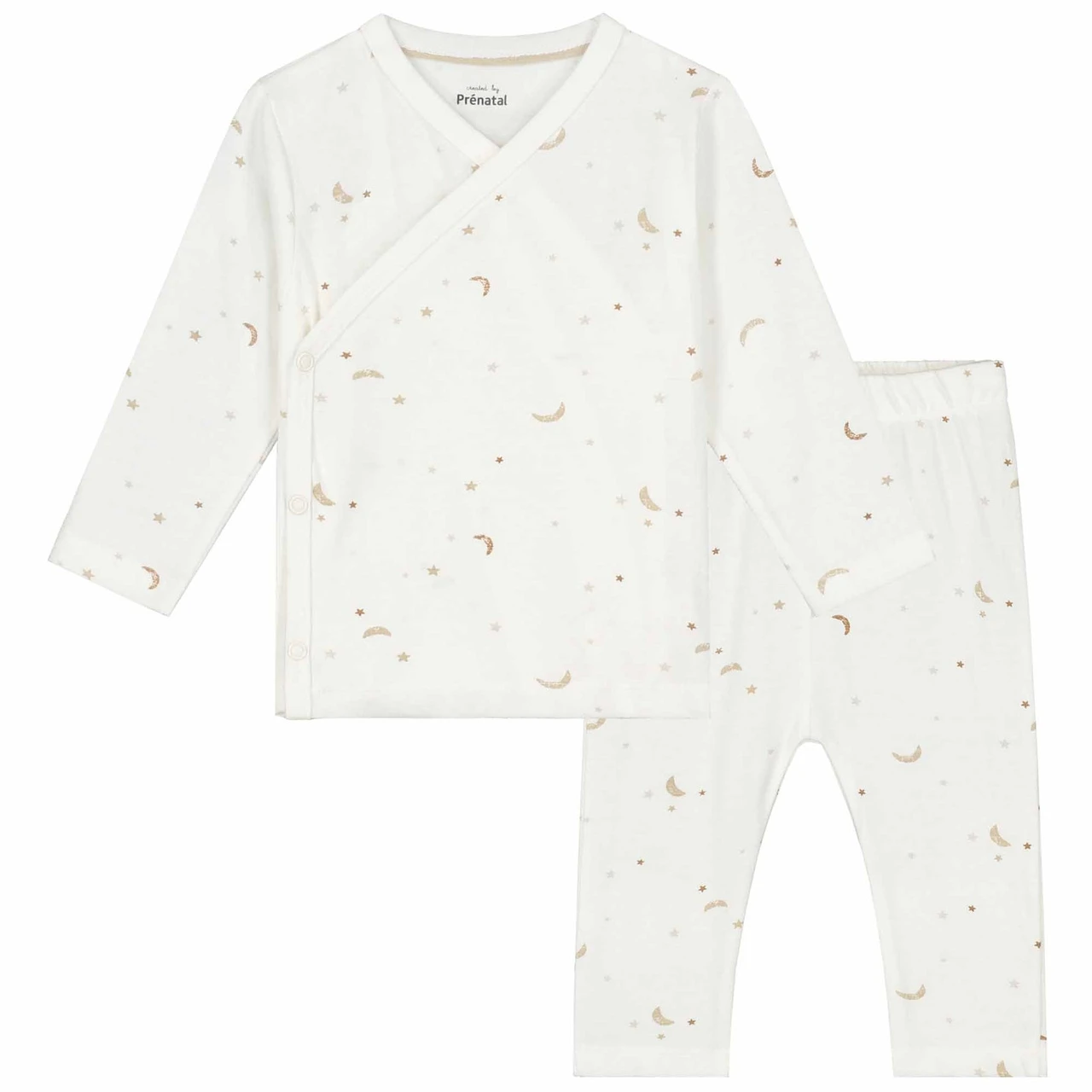 Prénatal Baby Pyjama Ster En Maan Wit 1 Prénatal Baby Pyjama Ster En Maan Wit