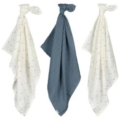 Prénatal Hydrofiele Luiers Vogeltjes 3 Stuksblauw