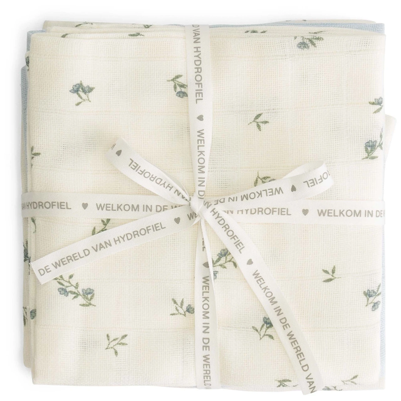 Prénatal Hydrofiele Luiers Bloemen 3 Stuksblauw 2 Prénatal Hydrofiele Luiers Bloemen 3 Stuksblauw - Afbeelding 2