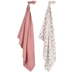 Prénatal Hydrofiele Multidoeken Bloemen 2 Stuksroze