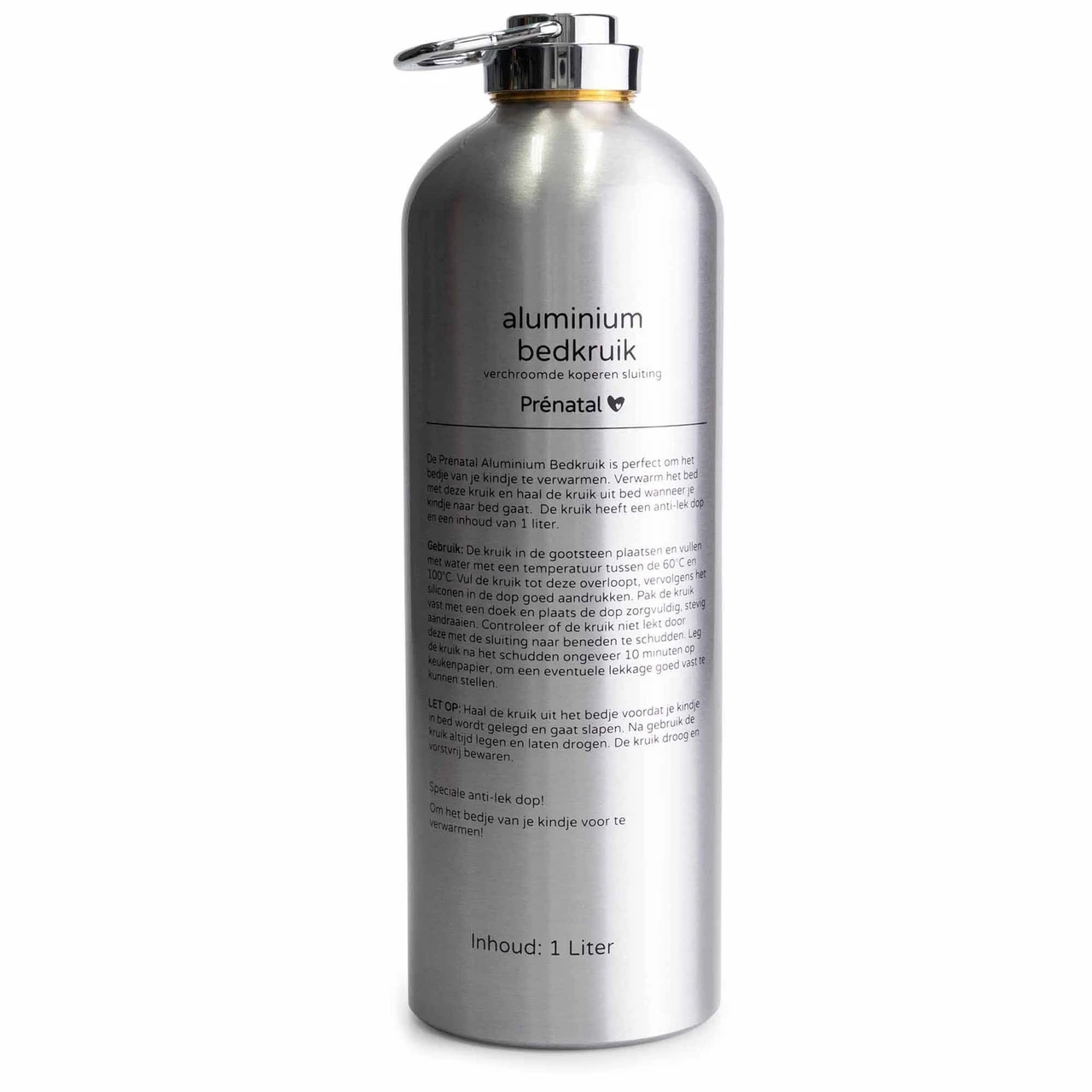 Prénatal Aluminium Kruik 2Pack Naturel 2 Prénatal Aluminium Kruik 2Pack Naturel - Afbeelding 2