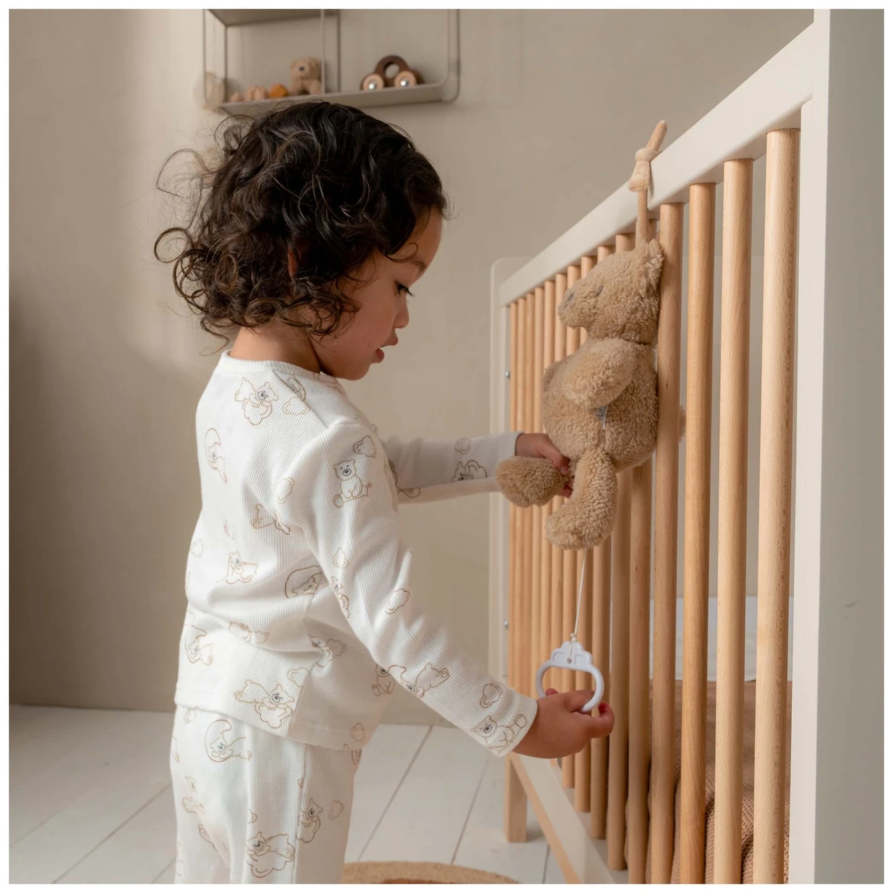 Prénatal Muziekdoosje Beer Beigebrown 2 Prénatal Muziekdoosje Beer Beigebrown - Afbeelding 2