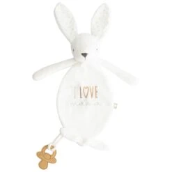 Prénatal Knuffeldoekje I Love Mama Wit