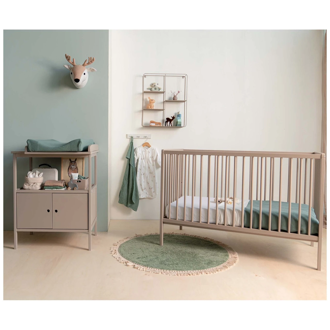 Prénatal Ledikant Elfin Taupebrown 2 Prénatal Ledikant Elfin Taupebrown - Afbeelding 2