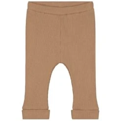 Prénatal Newborn Broek Rib Pureeffen Bruin