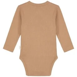 Prénatal Newborn Romper Rib Pure Lange Mouwen Effen Bruin 8 Prénatal Newborn Romper Rib Pure Lange Mouwen Effen Bruin -Prenatal 1514970290 2 E2B0236804631215936A911B0F94B3FF